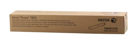 Xerox 106R01570 Phaser 7800 Yüksek Kapasite Cyan Mavi Toner 17.200 Sayfa (KDO)