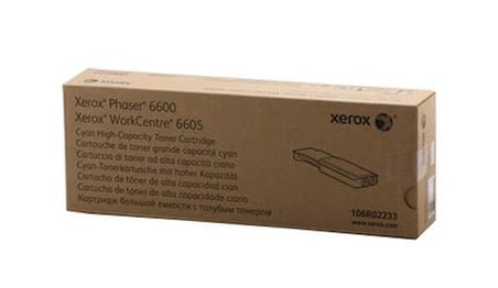 Xerox 106R02233 Phaser 6600-6605 Yüksek Kapasite Cyan Mavi Toner (KDO)