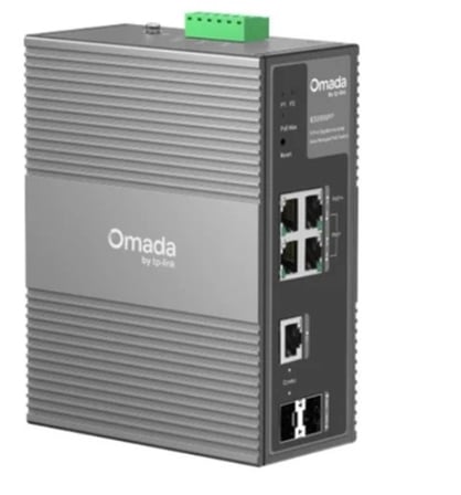 Omada TP-Link IES206GPP 6 Port Gigabit Endüstriyel Yönetilen Switch, 3 Port PoE+ 1 Port PoE++ (KDO)
