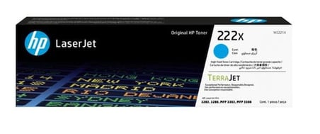Hp 222X Cyan Mavi 2.500 Sayfa Toner W2221X (KDO)