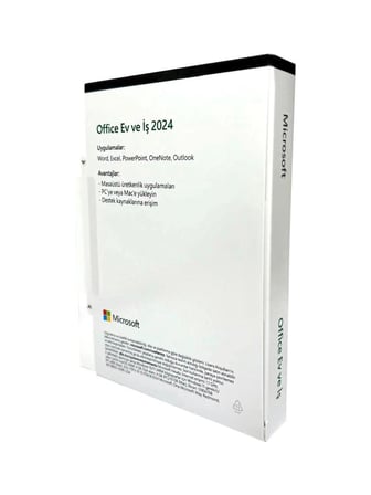 Microsoft Office Home and Business 2024 EP2-06692 Türkçe Lisans Kutu Ofis Yazılımı (KDO)