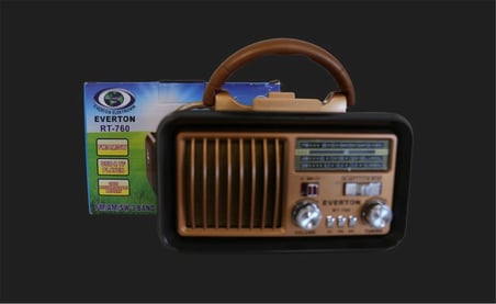 Everton RT-760  Bluetooth-USB-SD-AUX-TF Nostaljik Radyo (KDO)