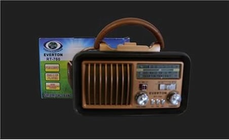Everton RT-760  Bluetooth-USB-SD-AUX-TF Nostaljik Radyo (KDO)