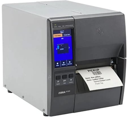 Zebra ZT231T Termal Transfer 203 Dpi Usb, Seri, Ethernet Endüstriyel Barkod Yazıcı (KDO)