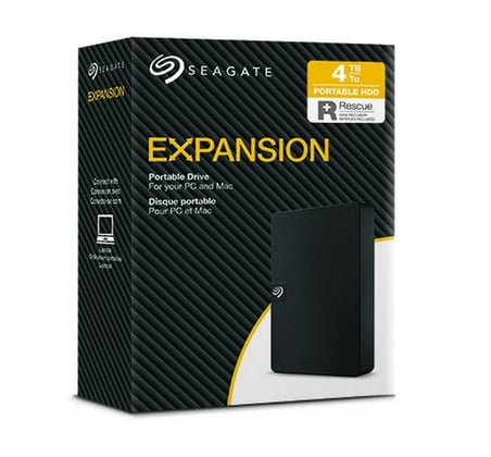 Seagate 4TB Expansion STKM4000400 USB 3.0 2.5" Siyah Harici Harddisk (KDO)