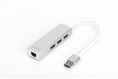 Digitus DA-70250 3 PORT 3.0 + ETHERNET SİYAH (KDO)