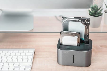 Digitus DA-71540-1 2.5"-3.5" USB 3.0 2-port'lu SATA HDD Docking Station, kopyalama özelliği (KDO)