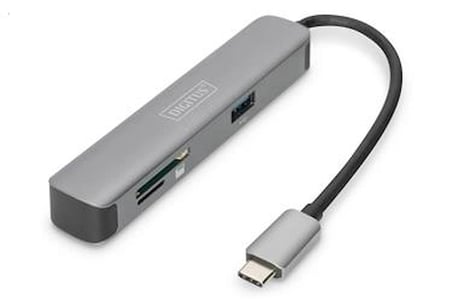 Digitus DA-70891 USB Tip C 5Port (USB-C™ Dock, 5 Port)x USB 3.0 port2 x Kart okuyucu (SD-Mic (KDO)