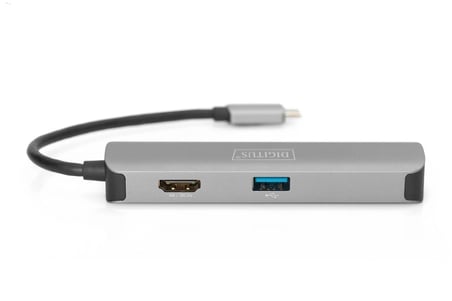 Digitus DA-70891 USB Tip C 5Port (USB-C™ Dock, 5 Port)x USB 3.0 port2 x Kart okuyucu (SD-Mic (KDO)
