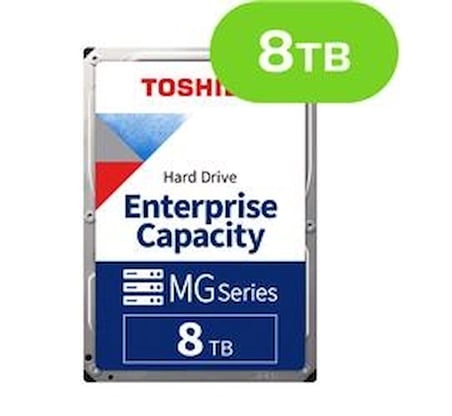 Toshiba 8TB MG10ADA800E 3.5" 7200RPM 256Mb 7-24 Enterprice Güvenlik Diski (KDO)