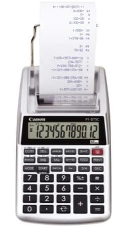 Canon P1-DTSC II 12 Hane Şeritli  Hesap Makinesi (KDO)