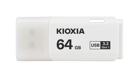 Kioxia 64GB U301 Beyaz USB 3.2 Gen 1 Flash Bellek (KDO)