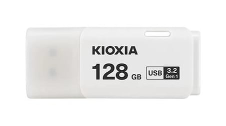 Kioxia 128GB U301 Beyaz USB 3.2 Gen 1 Flash Bellek (KDO)