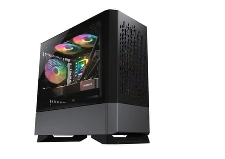 Cougar CGR-5JM8B-AIR-RGB MG140 Air RGB Mini Tower Kasa (Black) (KDO)