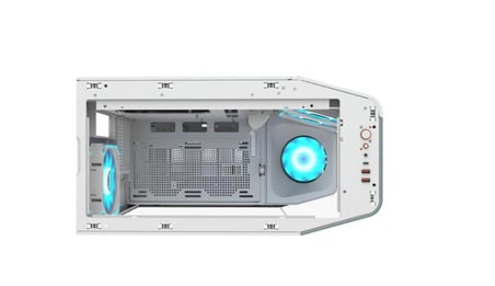 COUGAR CGR-58M6W-RGB FV270 RGB Gaming Beyaz Kasa (KDO)