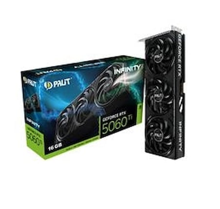 Palit GeForce RTX5060Ti Infinity 3 16GB 128Bit GDDR7 NE7506T019T1-GB2061S Ekran Kartı (KDO)
