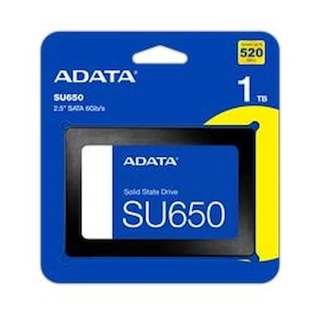 Adata 1TB 2.5" SU650 520-450MB-s ASU650SS-1TT-R Ssd Harddisk (KDO)