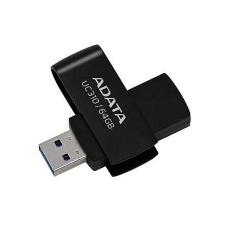 Adata UC310-64GB 64GB USB3.2 Gen1 Black Flash Bellek (KDO)