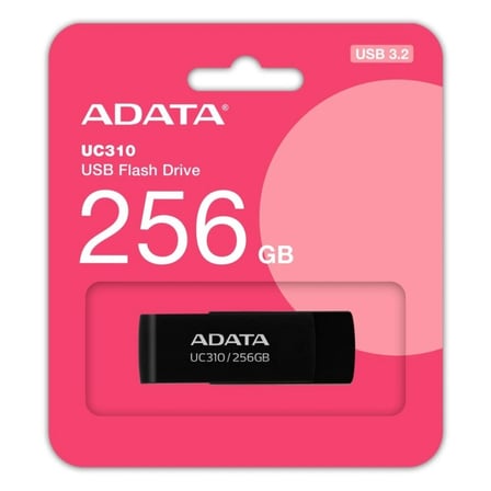 Adata UC310-256GB 256GB USB3.2 Gen1 Black Flash Bellek (KDO)