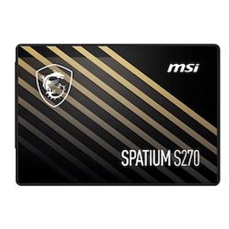 Msi 480GB Spatium S270 SATA 3.0 (500MB Okuma - 450MB Yazma) Ssd Disk (KDO)