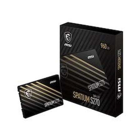 Msi 960GB Spatium S270 SATA 3.0 (500MB Okuma - 450MB Yazma) Ssd Disk (KDO)
