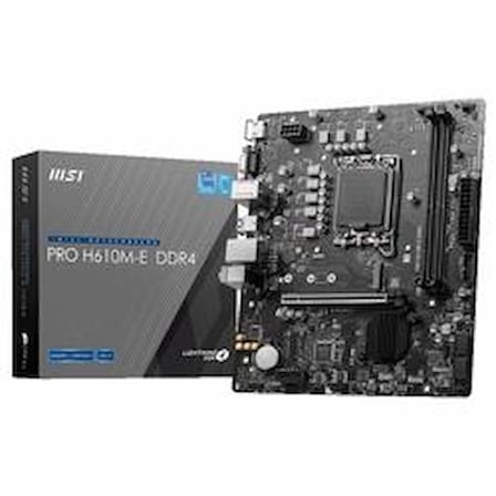 Msı Pro H610M-E 3200MHz DDR4 Soket 1700 M.2 HDMI VGA mATX Anakart (KDO)