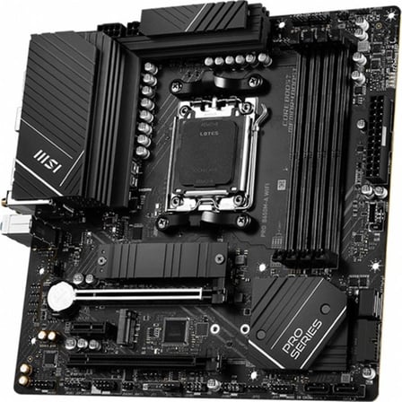 Msı Mb Pro B650M-A Wifi Am5 Ddr5 6400Mhz(Oc) Hdmı Dp M.2 Usb3.2 2.5G Lan Wifi 6E Matx Anakart (KDO)