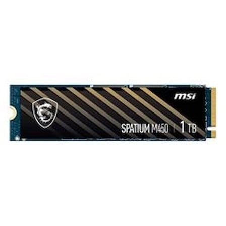 Msi 1TB Spatium M450 V1 NVMe PCIe Gen4 x4 Okuma 3400MB – Yazma 2400MB M.2 SSD Disk (KDO)