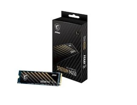 Msi 1TB Spatium M450 V1 NVMe PCIe Gen4 x4 Okuma 3400MB – Yazma 2400MB M.2 SSD Disk (KDO)