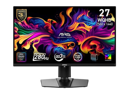 Msi 27" Mag 274QP QD-OLED X24 240Hz 0.03ms HDMI DP Premium HDR Pivot WQHD QD-OLED Gaming Monitör (KDO)