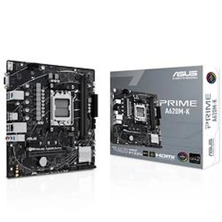 Asus Prime A620M-K 6400MHz (OC) DDR5 Soket AM5 M.2 HDMI VGA mATX Anakart (KDO)