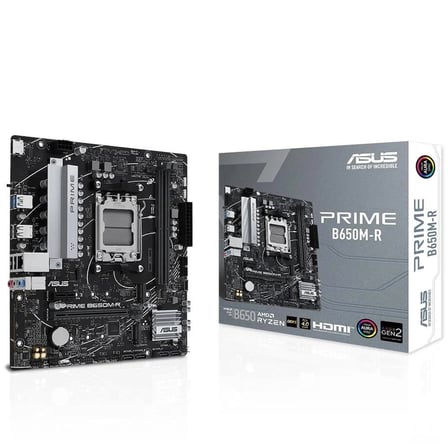 Asus Prime B650M-R 7200MHz (OC) DDR5 Soket AM5 M.2 HDMI mATX Anakart (KDO)