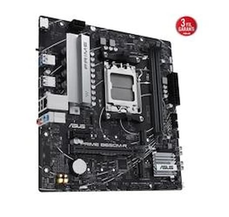 Asus Prime B650M-R 7200MHz (OC) DDR5 Soket AM5 M.2 HDMI mATX Anakart (KDO)