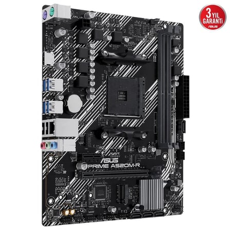Asus PRIME A520M-R 5100Mhz OC DDR4 Soket AM4 M.2 HDMI mATX Anakart (KDO)