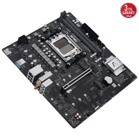 Asus Prime A620M-F GAMING WIFI 8000MHz DDR5 Soket AM5 M.2 HDMI mATX Anakart (KDO)