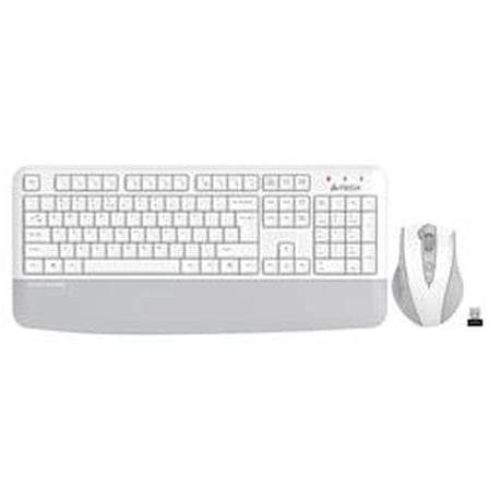 A4 Tech FG2500S Beyaz Plus 2.4GHz FN-MM Türkçe Q 3200DPI Klavye & Mouse Set (KDO)