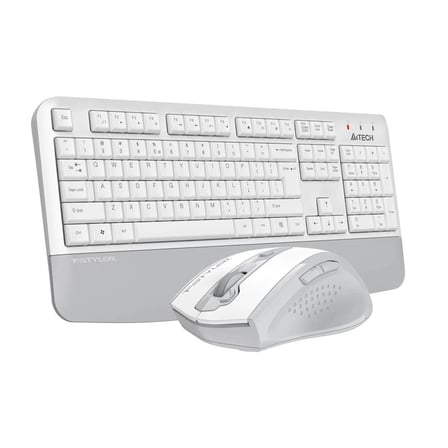 A4 Tech FG2500S Beyaz Plus 2.4GHz FN-MM Türkçe Q 3200DPI Klavye & Mouse Set (KDO)