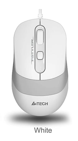 A4 Tech Fm10 Usb Fstyler Beyaz Optik 1600 Dpı Mouse (KDO)