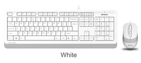A4 Tech F1010 Q Usb Beyaz Fn-Mm Klv+Optik Mouse Set (KDO)