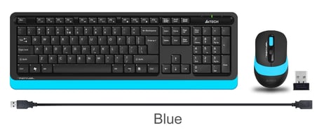 A4 Tech Fg1010 2.4G Mavi Q Fn-Mm Klv+Optik Mouse Set (KDO)