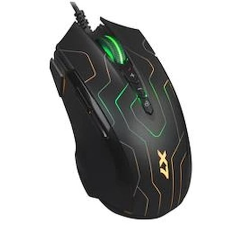 A4 Tech X89 Oscar X7 Neon Maze 2400Dpı Usb Makrolu Oyuncu Mouse (KDO)