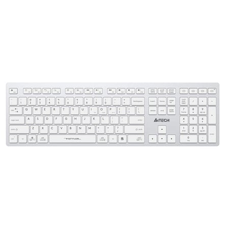 A4 Tech Fstyler FBX50C Beyaz Bluetooth+2.4G Nano Fn Şarjlı Multimedya Klavye (KDO)