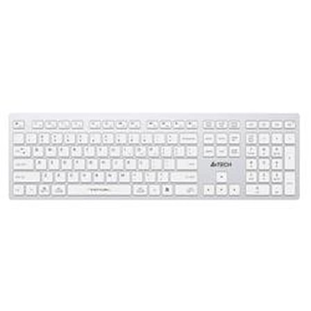 A4 Tech Fstyler FBX50C Beyaz Bluetooth+2.4G Nano Fn Şarjlı Multimedya Klavye (KDO)