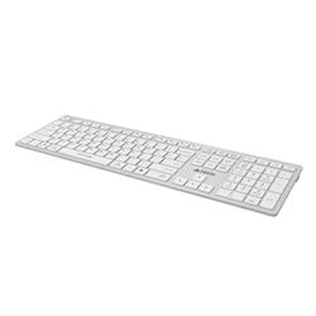 A4 Tech Fstyler FBX50C Beyaz Bluetooth+2.4G Nano Fn Şarjlı Multimedya Klavye (KDO)
