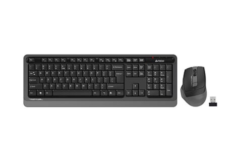 A4 Tech Fg1035 2.4G Gri Q Fn-Mm Klv+Optik Mouse Set (KDO)