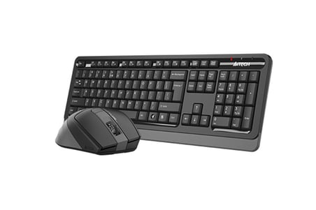 A4 Tech Fg1035 2.4G Gri Q Fn-Mm Klv+Optik Mouse Set (KDO)