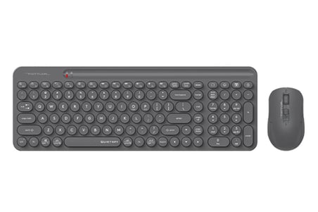 A4 Tech FG3300 Air2 2.4G Gri Q Klavye Fn-Mm Klv+Optik Mouse Sessiz Kablosuz Set (KDO)