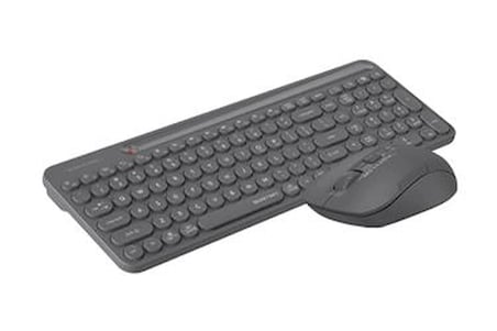 A4 Tech FG3300 Air2 2.4G Gri Q Klavye Fn-Mm Klv+Optik Mouse Sessiz Kablosuz Set (KDO)