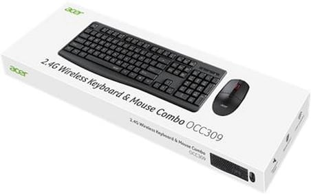 ACER OCC309 BK 2.4 Ghz Kablosuz Klavye+ Mouse set (10mt) ( Num-Lock Tuşu ) (KDO)