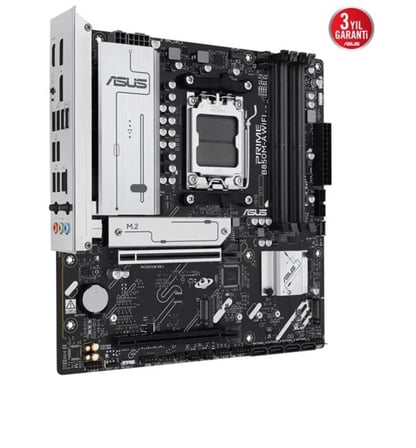 Asus Prime B850M-A WIFI 8000MHz (OC) DDR5 Soket AM5 M.2 HDMI DP mATX Anakart (KDO)